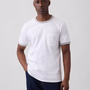Everyday Soft Ringer Pocket T-Shirt