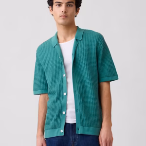 Textured Sweater Vacay Shirt