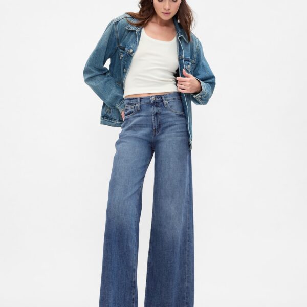 High Rise Wide-Leg Jeans
