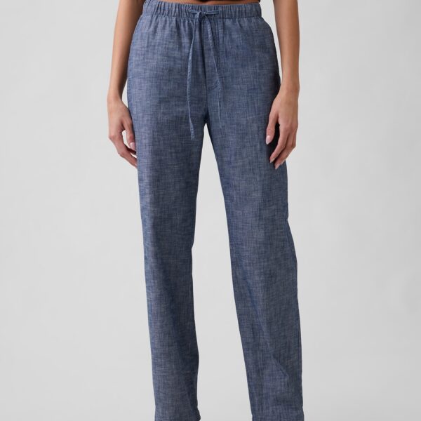 Mid Rise Easy Twill Pants