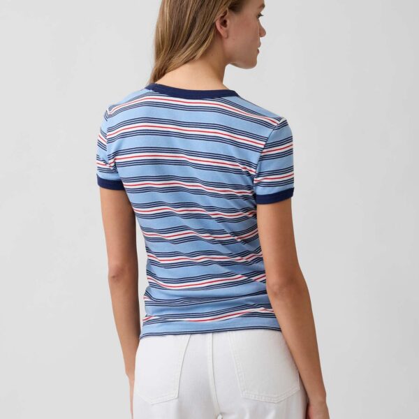 Modern Ribbed Crewneck T-Shirt