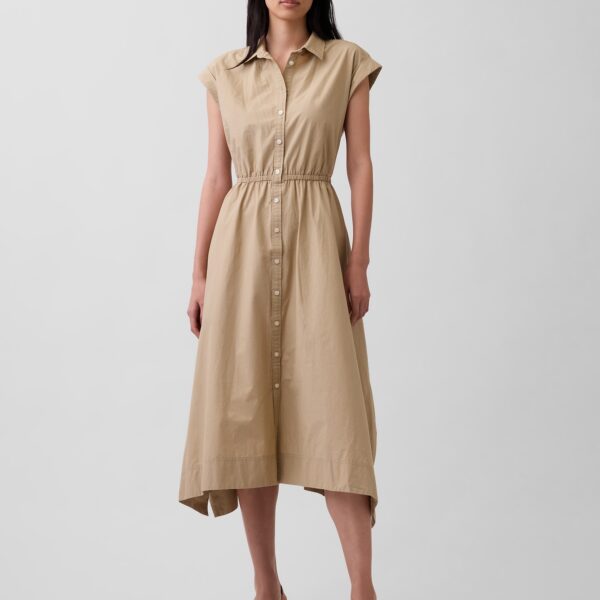 Poplin Handkerchief Shirtdress