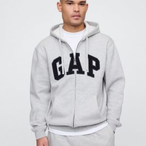 Relaxed Gap Logo Zip Hoodie 1